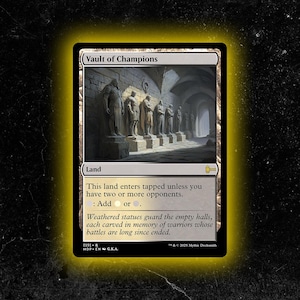 Vault of Champions - Carta proxy personalizada de Magic: The Gathering - Alta qualidade, durável e acessível!