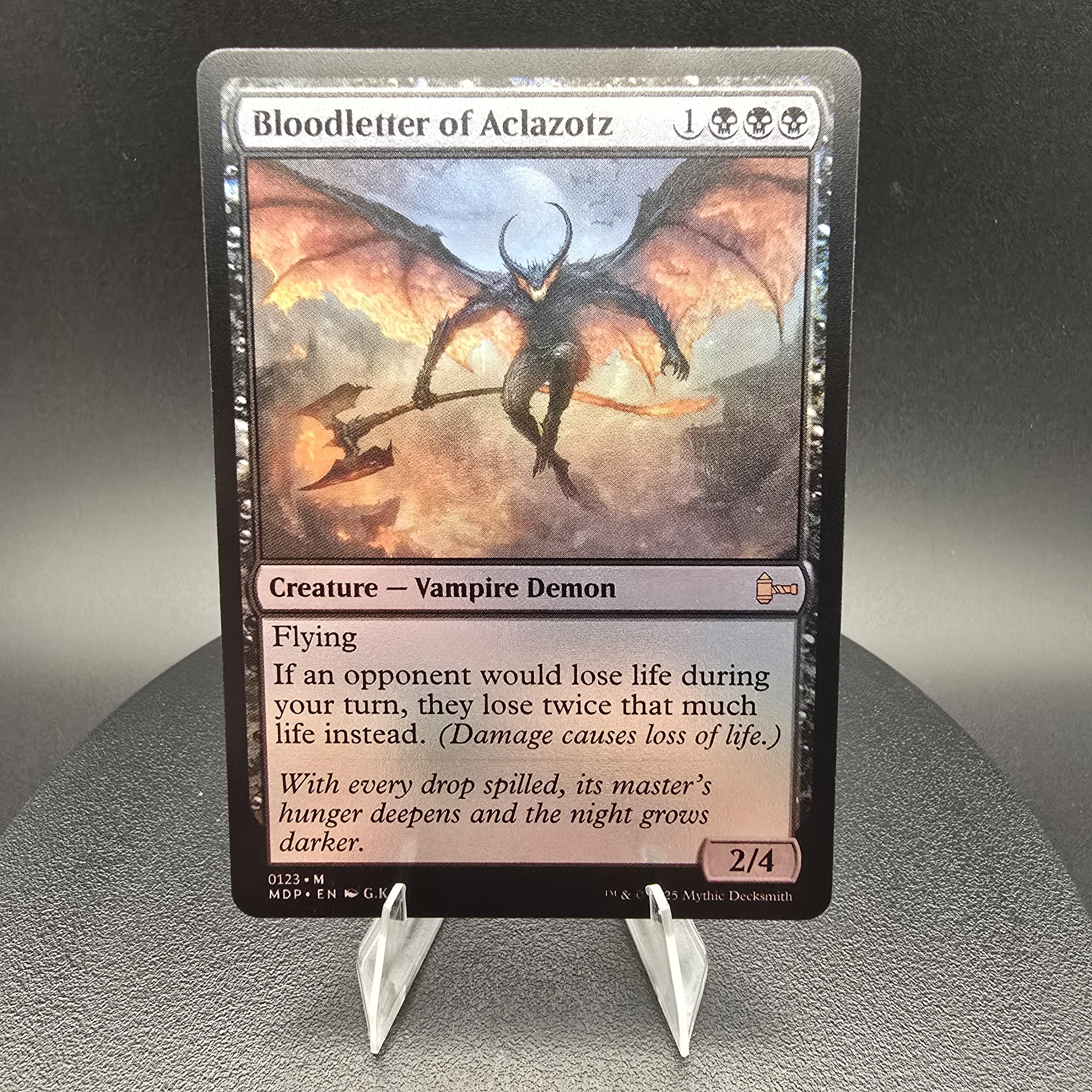 Bloodletter of Aclazotz - Custom Proxy Commander Card - Etsy