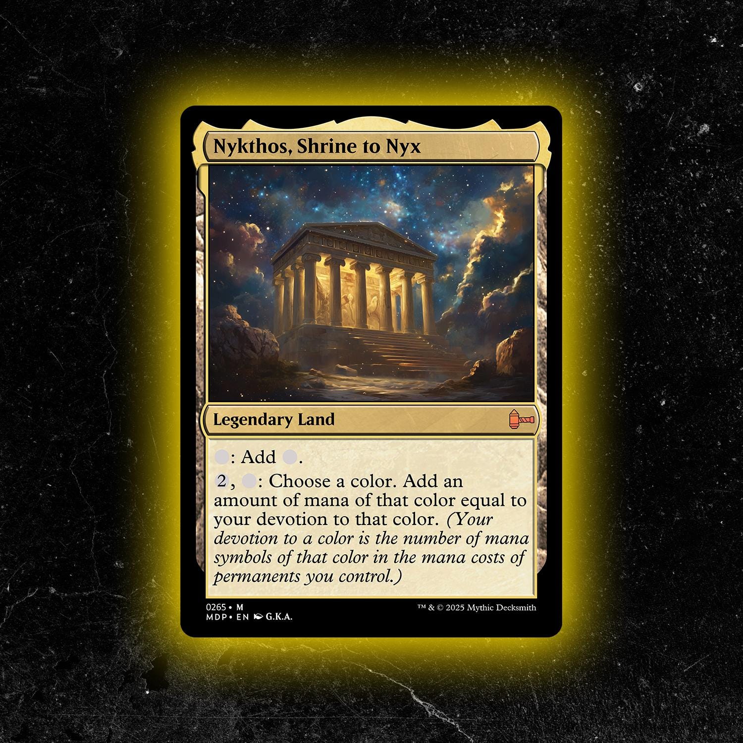 Mythos Cards Nykthos, Shrine To Nyx · Theros (THS) #223 Theros Set