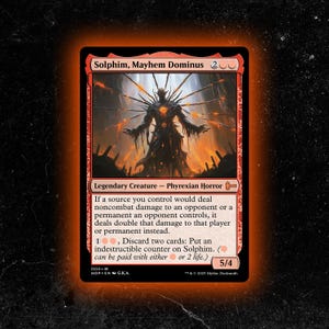 Solphim, Mayhem Dominus - Custom Proxy Magic: The Gathering Card - Hoogwaardig, duurzaam en betaalbaar!