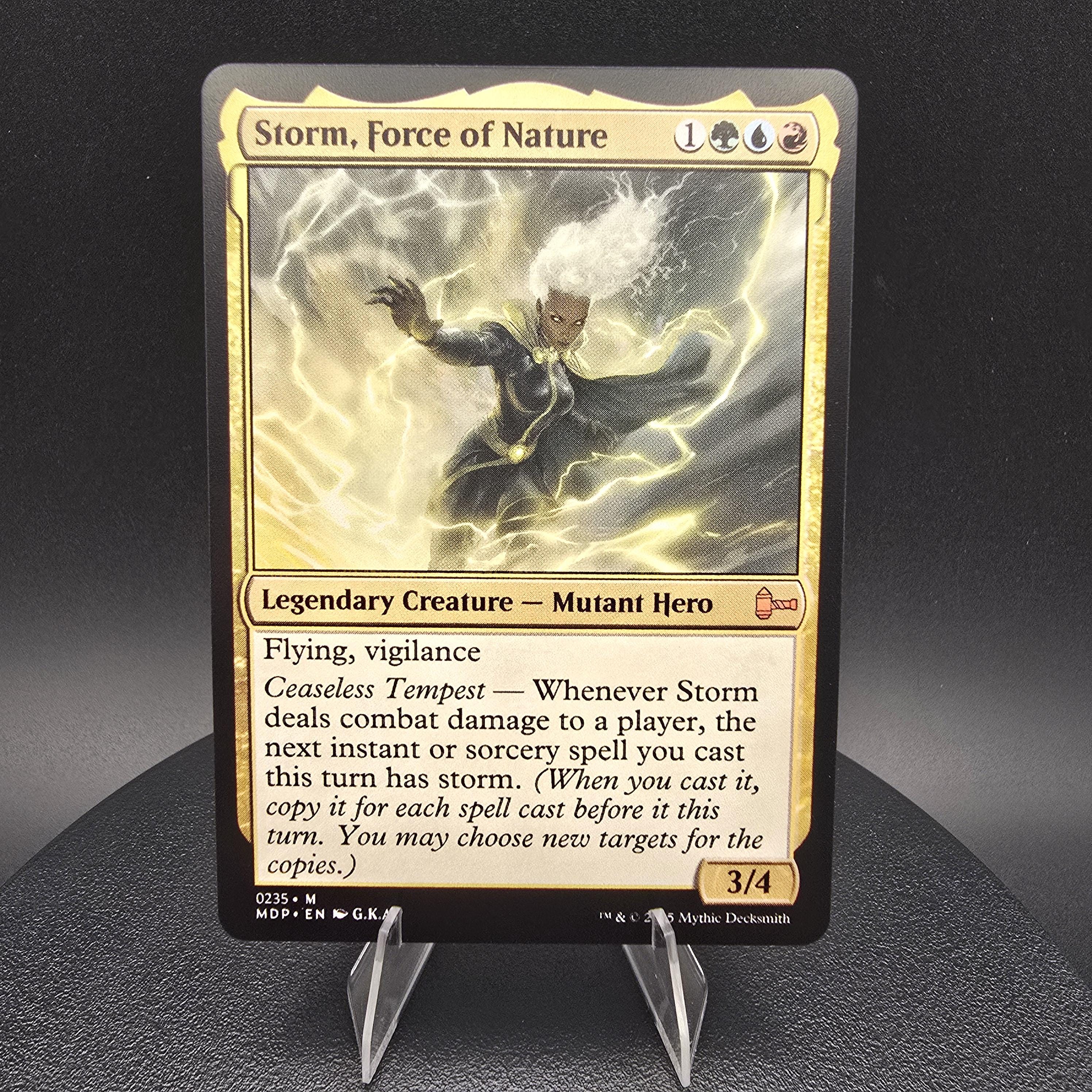 Storm, Force of Nature - Custom Proxy Commander Card - Etsy