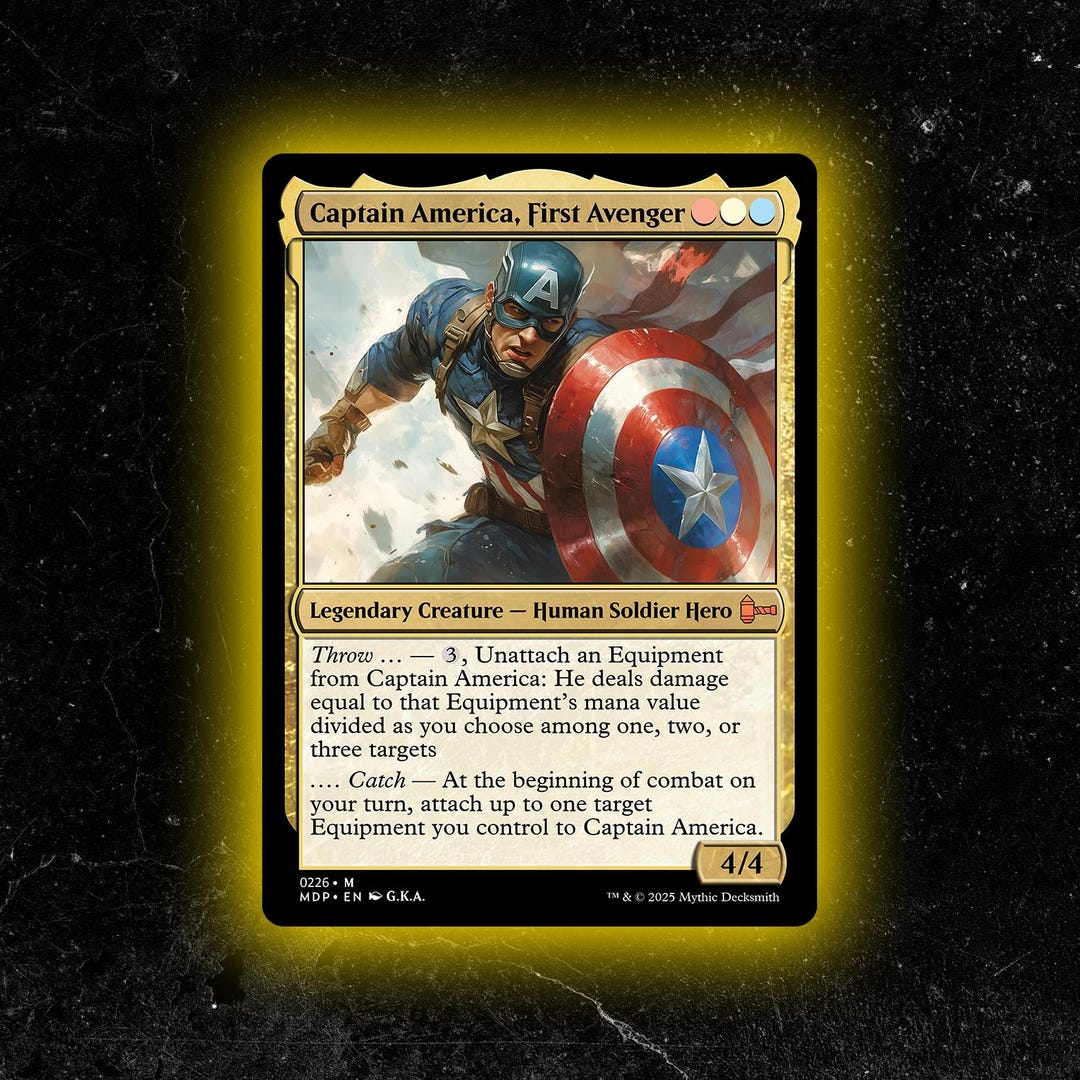 MTG【Foil】Captain America, First Avenger captain-america-first-avenger-