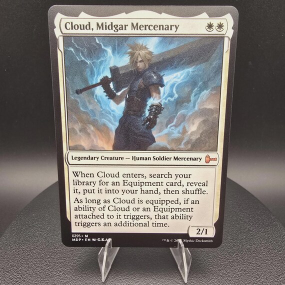 Cloud, Midgar Mercenary - Custom Proxy Commander Card - Etsy Cloud, Midgar Mercenary - Custom Proxy Commander Card - Etsy