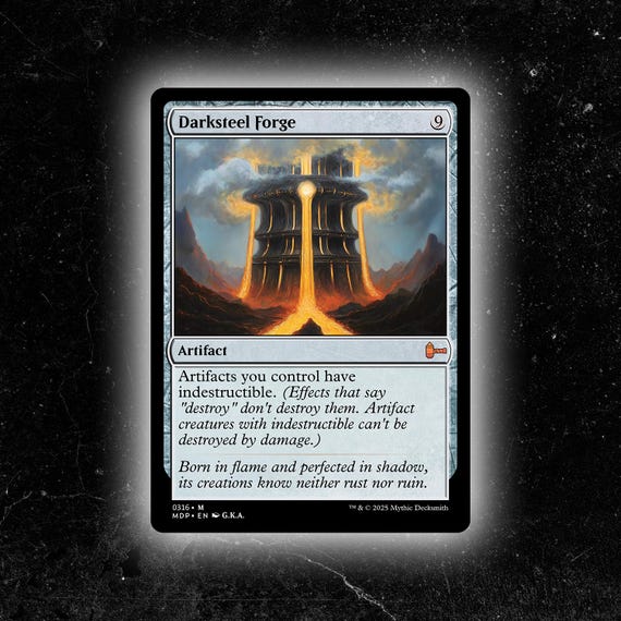 Darksteel Forge - Custom Proxy Commander Card - Etsy Israel Darksteel Forge - Custom Proxy Commander Card - Etsy Israel