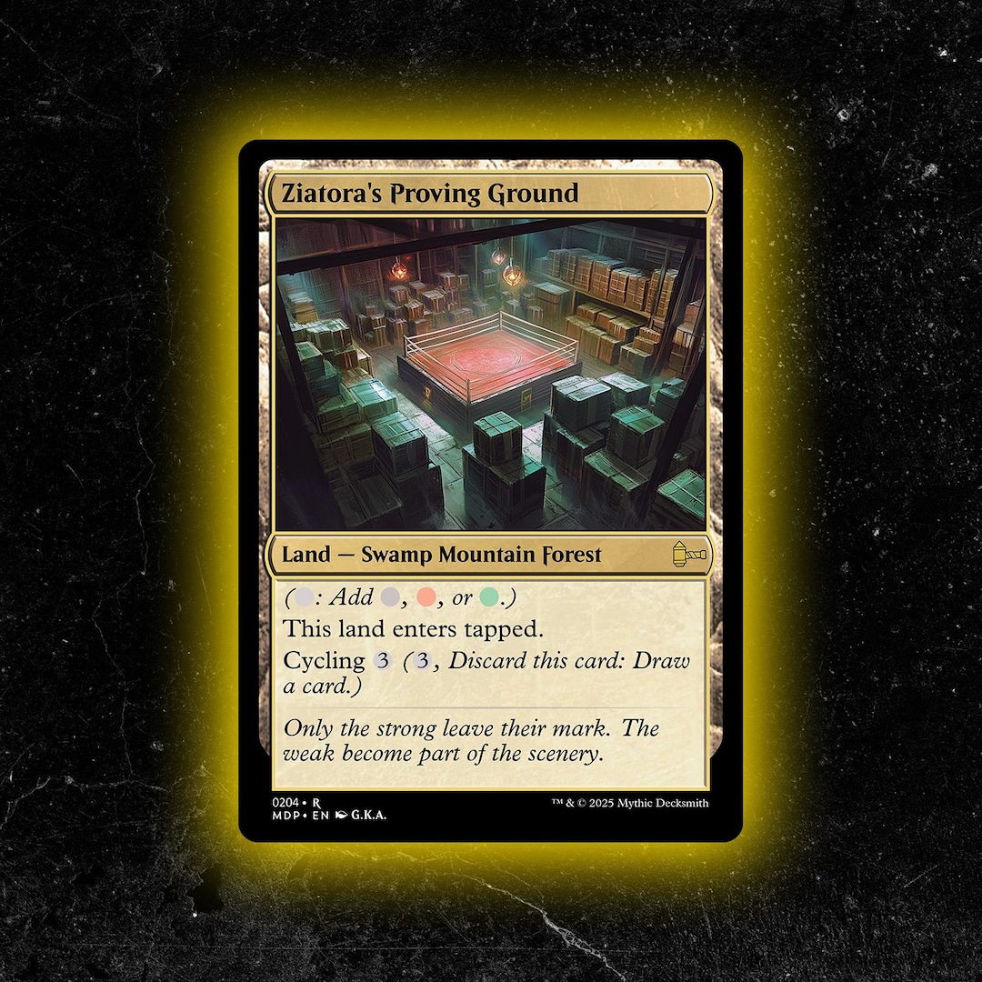 Ziatora's Proving Ground - Custom Proxy Commander Card - Etsy