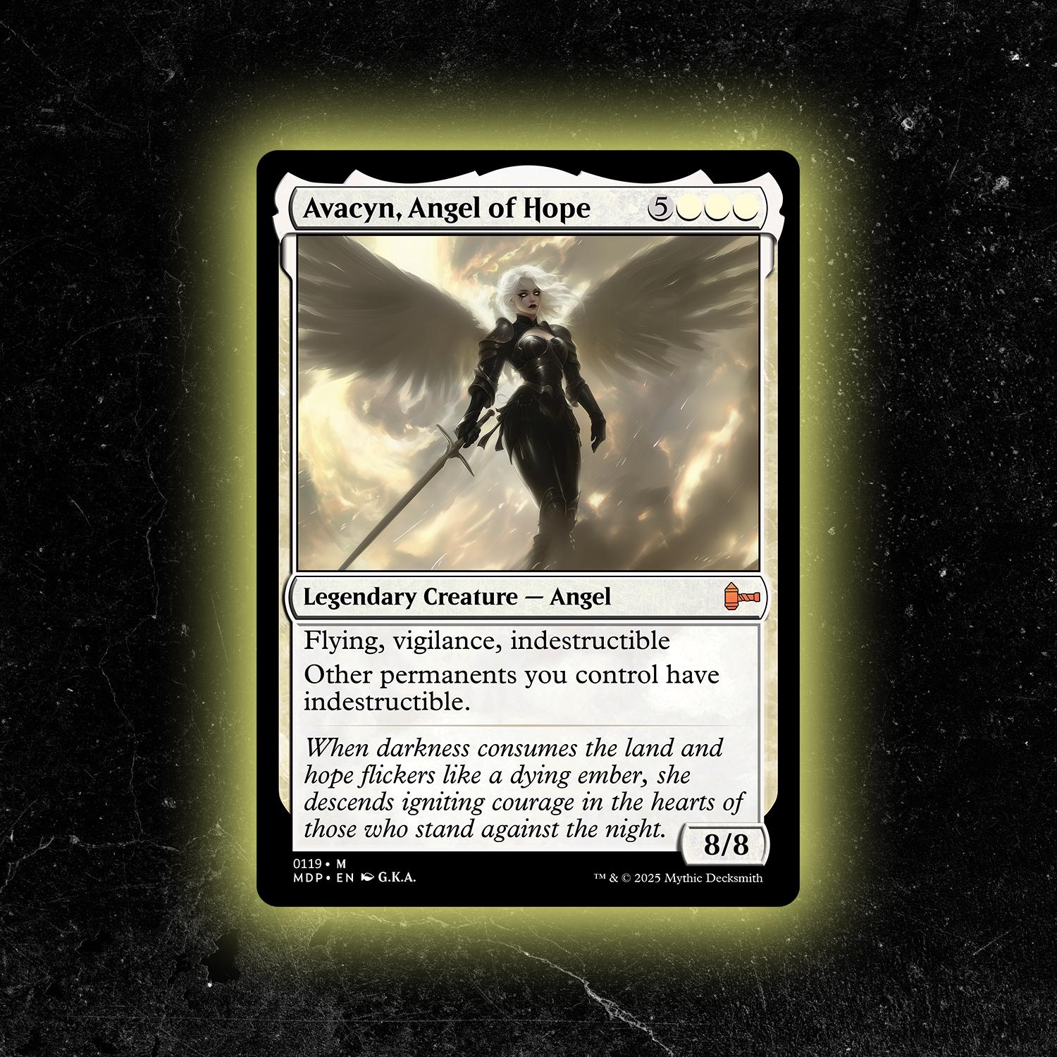 Avacyn, Angel of Hope - Custom Proxy Commander Card - Etsy UK