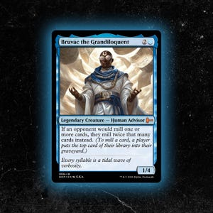 Bruvac El Grandilocuente - Tarjeta proxy personalizada de Magic: The Gathering: ¡de alta calidad, duradera y asequible!
