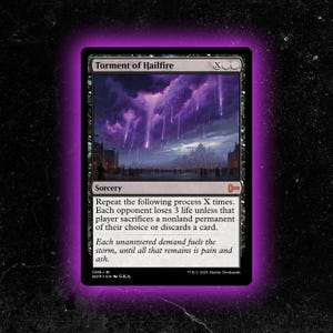 Torment of Hailfire - Custom Proxy MTG Card - High-Quality, Durable, and Affordable!