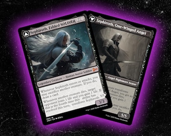 Sephiroth, Fabled SOLDIER | Sephiroth, One-Winged Angel - Custom Proxy MTG Card - High-Quality, Durable, and Affordable!