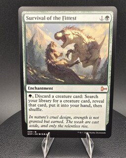 Survival of the Fittest - Custom Proxy Commander Card - Etsy