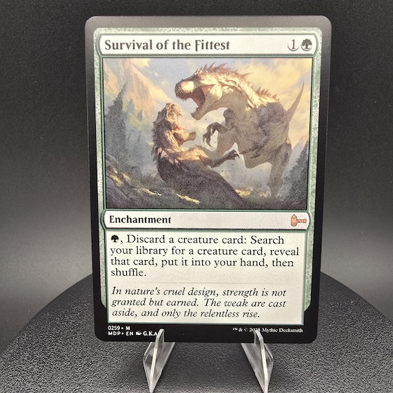 Survival of the Fittest - Custom Proxy Commander Card - Etsy Israel
