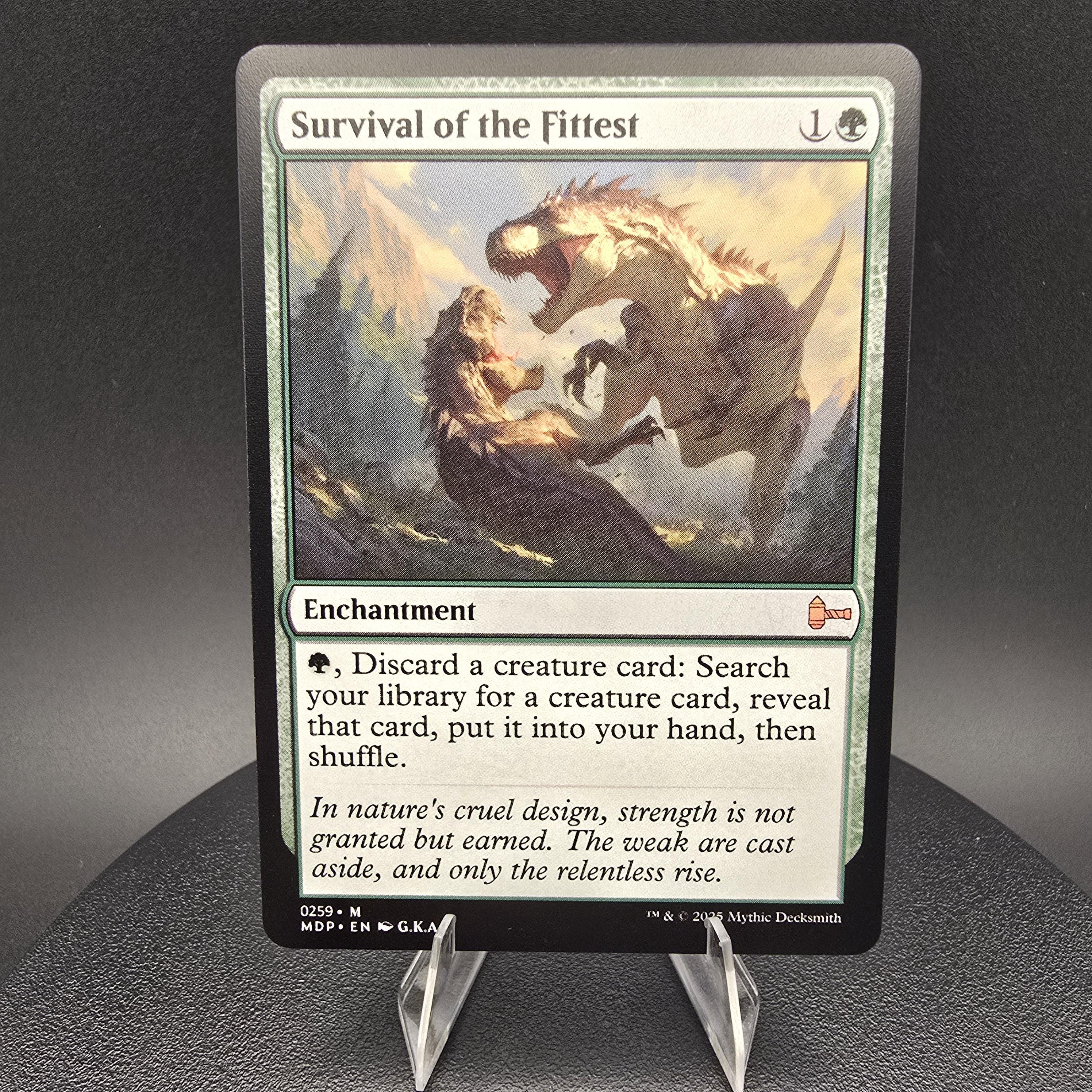 Survival of the Fittest - Custom Proxy Commander Card - Etsy Israel
