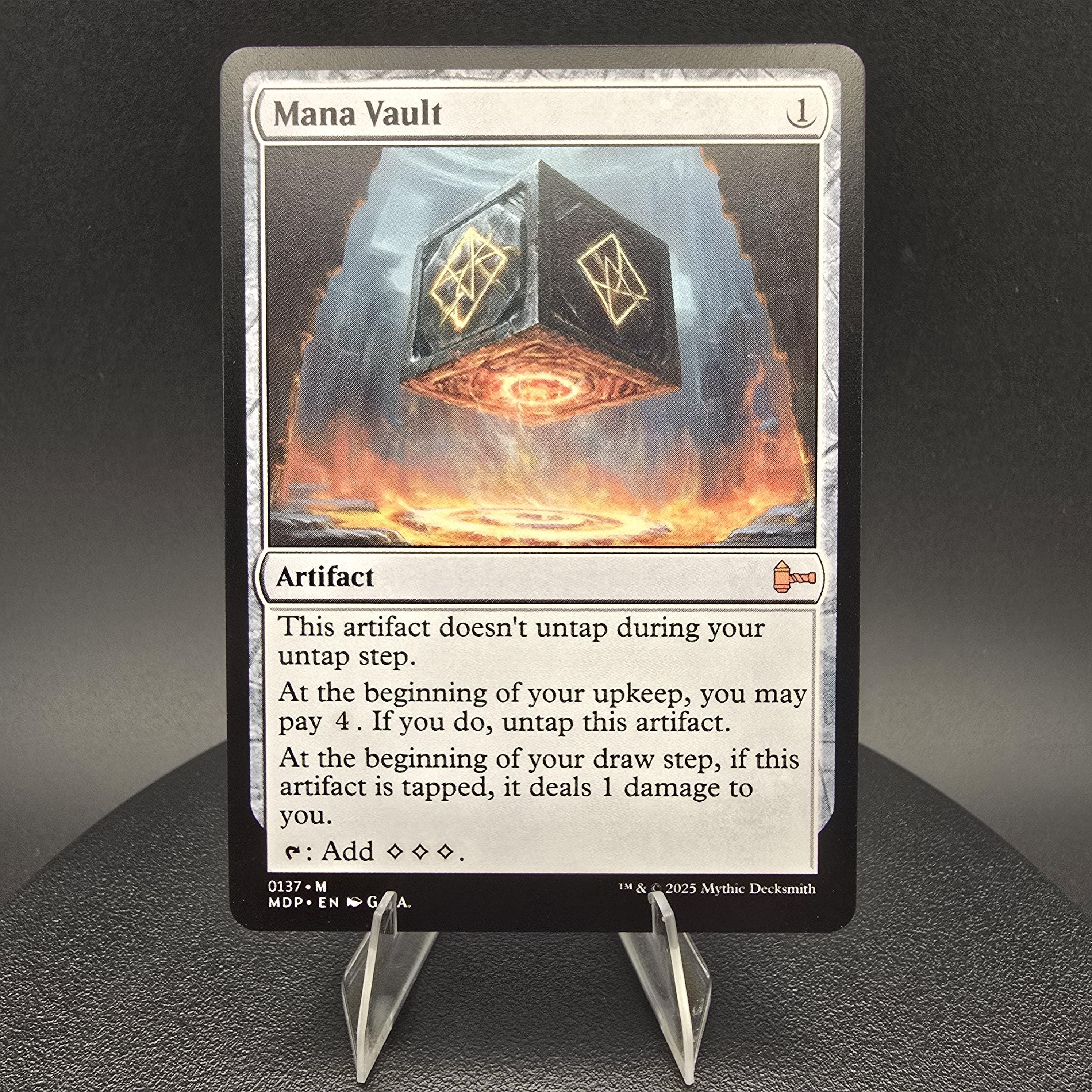 Mana Vault - Custom Proxy Commander Card - Etsy