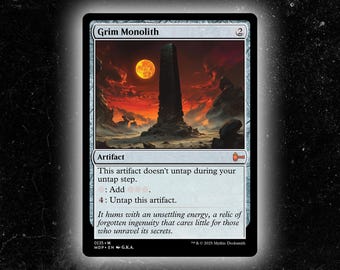 Grim Monolith - Custom Proxy Commander Card