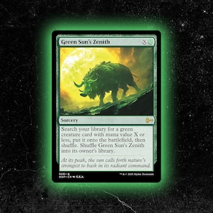 Green Sun's Zenith - Custom Proxy Magic: The Gathering Card - Hoogwaardig, duurzaam en betaalbaar!
