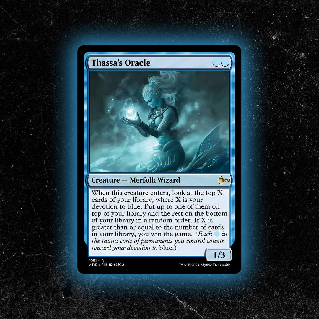 Thassa's Oracle - Custom Proxy Commander Card - Etsy