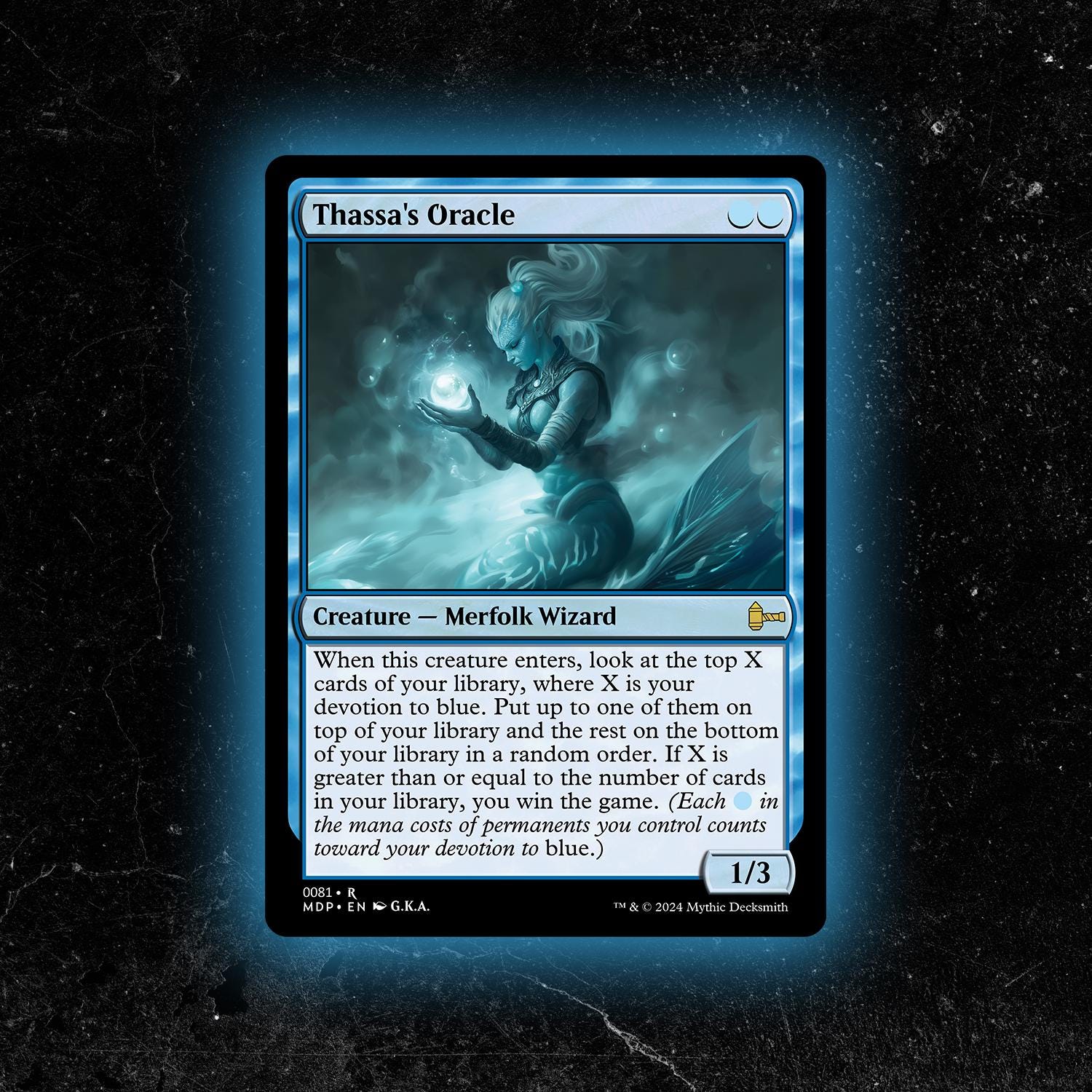 Thassa's Oracle - Custom Proxy Commander Card - Etsy