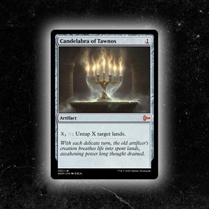 Candelabro de Tawnos - Tarjeta proxy personalizada de Magic: The Gathering: ¡de alta calidad, duradera y asequible!
