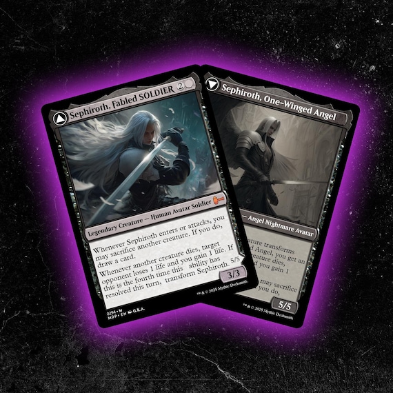 Sephiroth, Fabled SOLDIER | Sephiroth, One-winged Angel - Custom