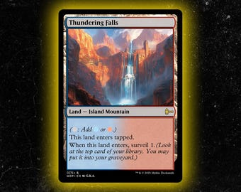 Thundering Falls - Carta Comandante Proxy Personalizzata