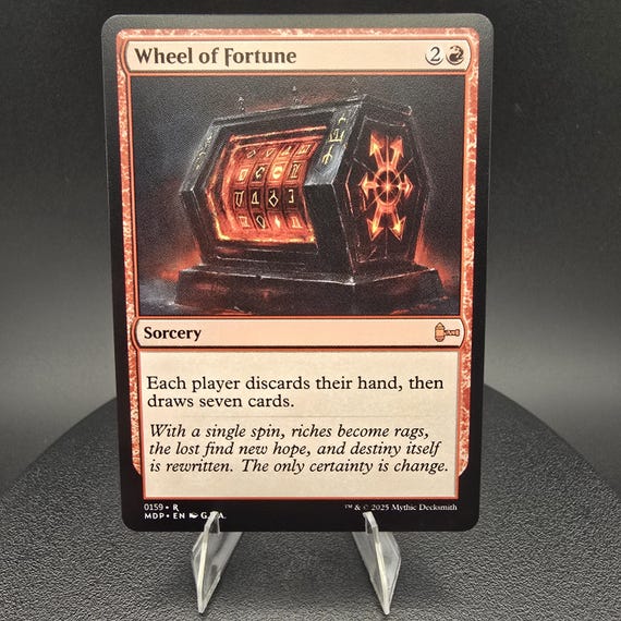 Wheel of Fortune - Custom Proxy Commander Card - Etsy
