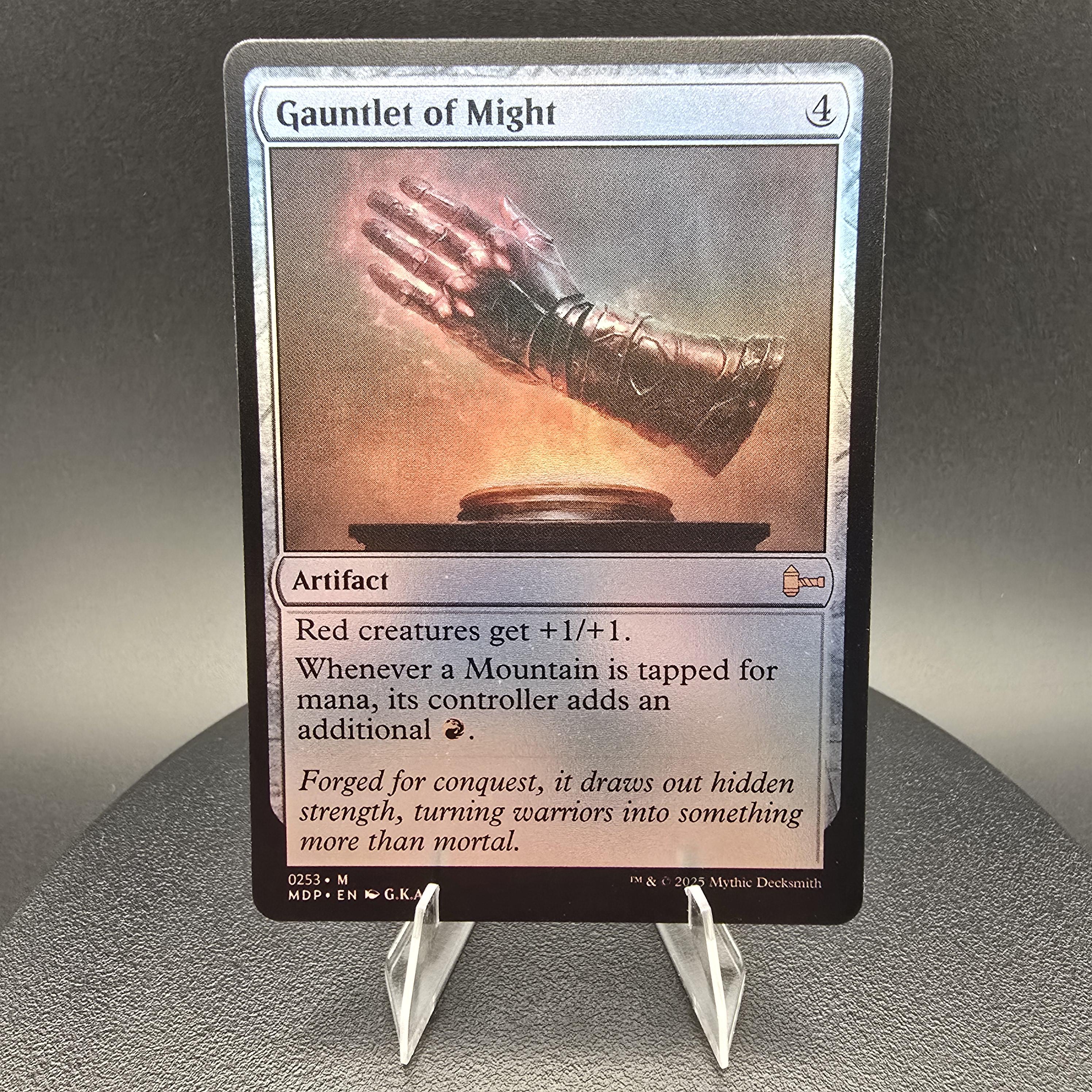 Gauntlet of Might - Custom Proxy Commander Card - Etsy