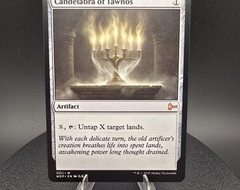 Candelabra of Tawnos - Custom Proxy Commander Card - Etsy Canada