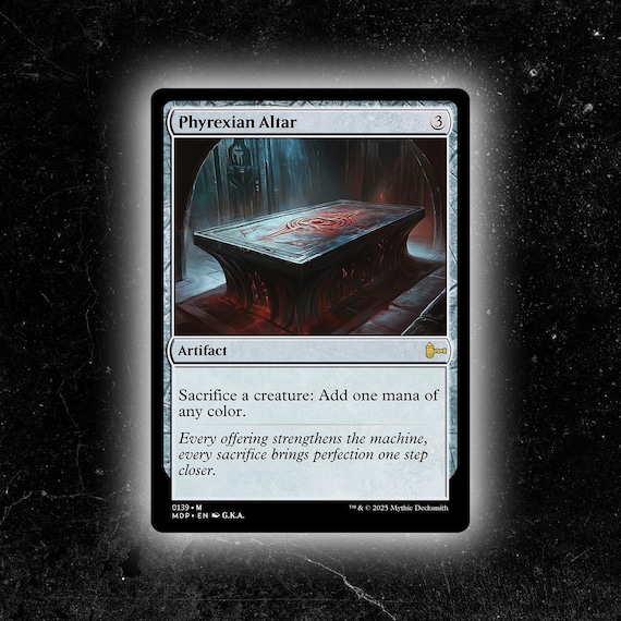 Phyrexian Altar - Custom Proxy Commander Card - Etsy Israel
