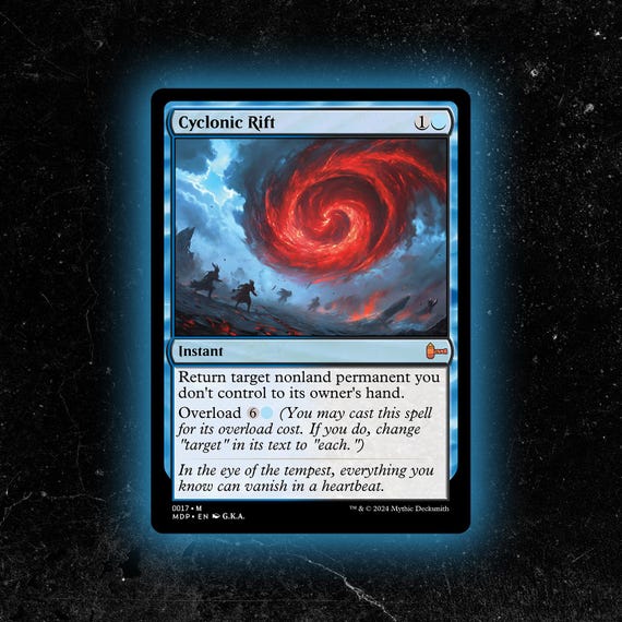 Cyclonic Rift - Custom Proxy Commander Card - Etsy