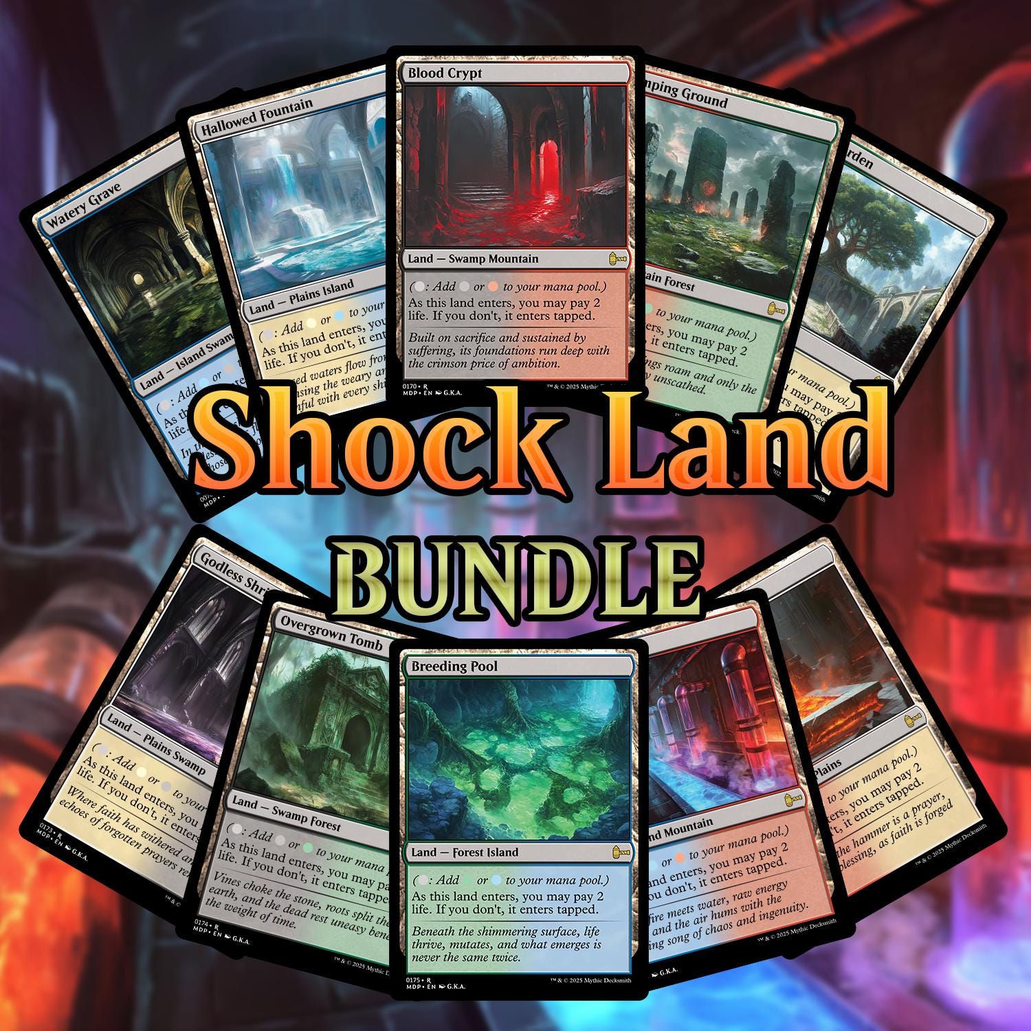 Shock Lands - Etsy