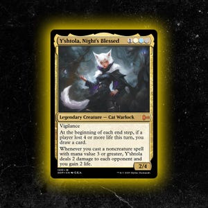 Y&#39;shtola, Night&#39;s Blessed - Custom Proxy MTG Card - High-Quality, Durable, and Affordable!