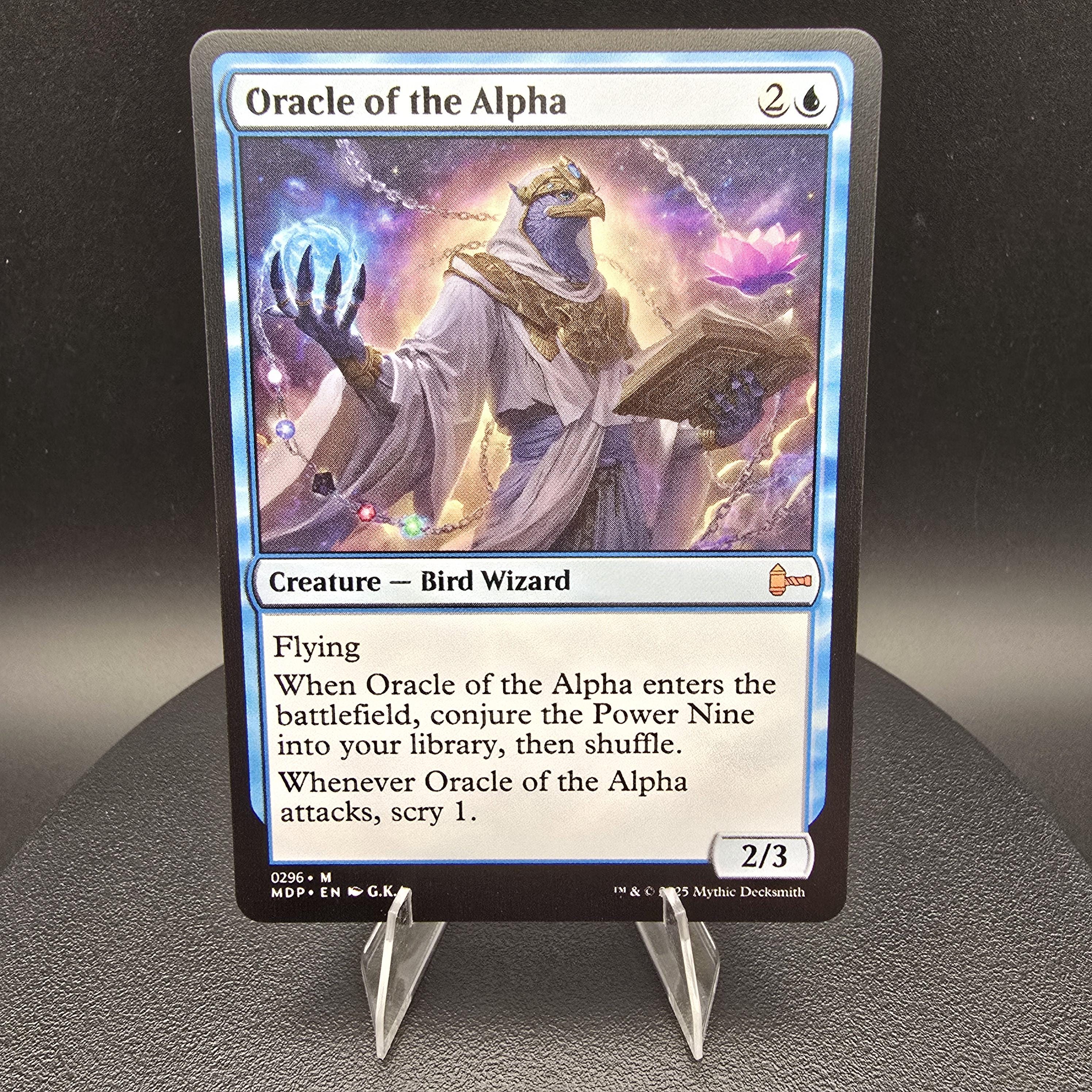 Oracle of the Alpha - Custom Proxy Commander Card - Etsy