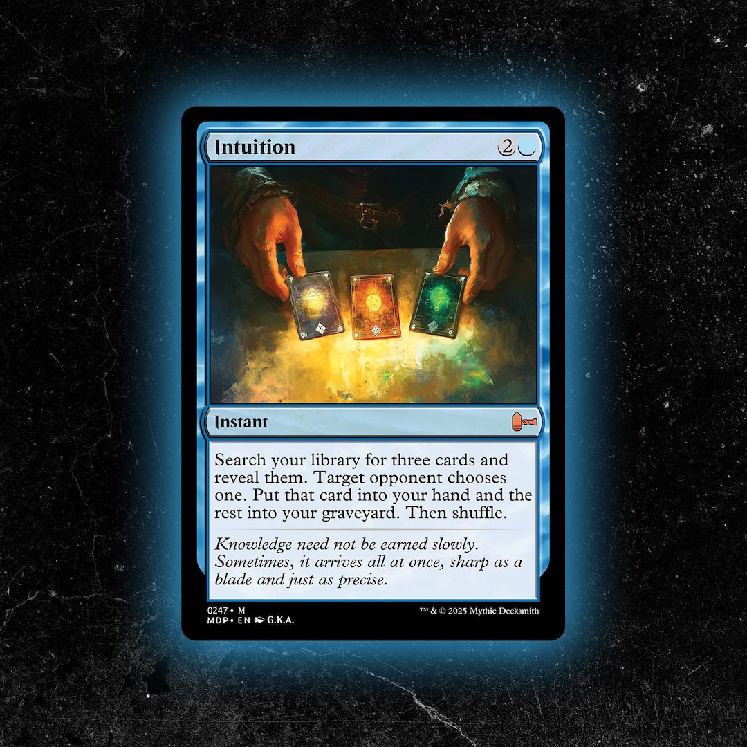 Intuition - Custom Proxy Commander Card - Etsy