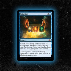 Intuition - Custom Proxy MTG Card - High-Quality, Durable, and Affordable!