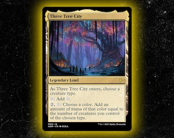 Three Tree City - Custom Proxy Commander Card