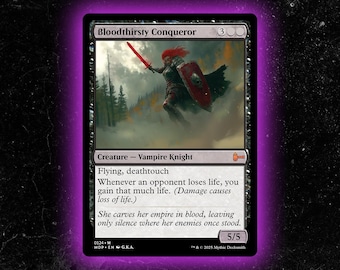 Bloodthirsty Conqueror - Custom Proxy Commander Card
