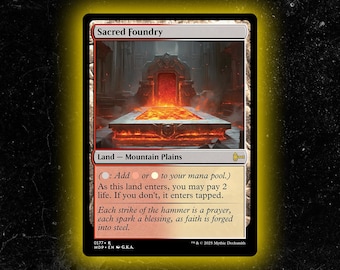 Sacred Foundry - Custom Proxy Commander Card