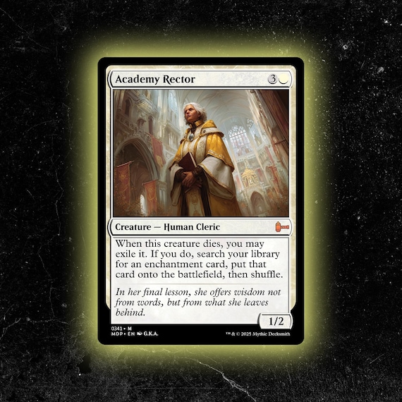 Academy Rector - Custom Proxy Commander Card - Etsy
