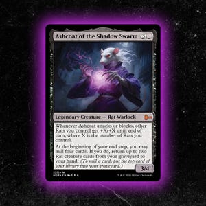 Ashcoat of the Shadow Swarm - Custom Proxy Commander Card