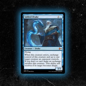 Gilded Drake - Tarjeta proxy personalizada de Magic: The Gathering: ¡de alta calidad, duradera y asequible!