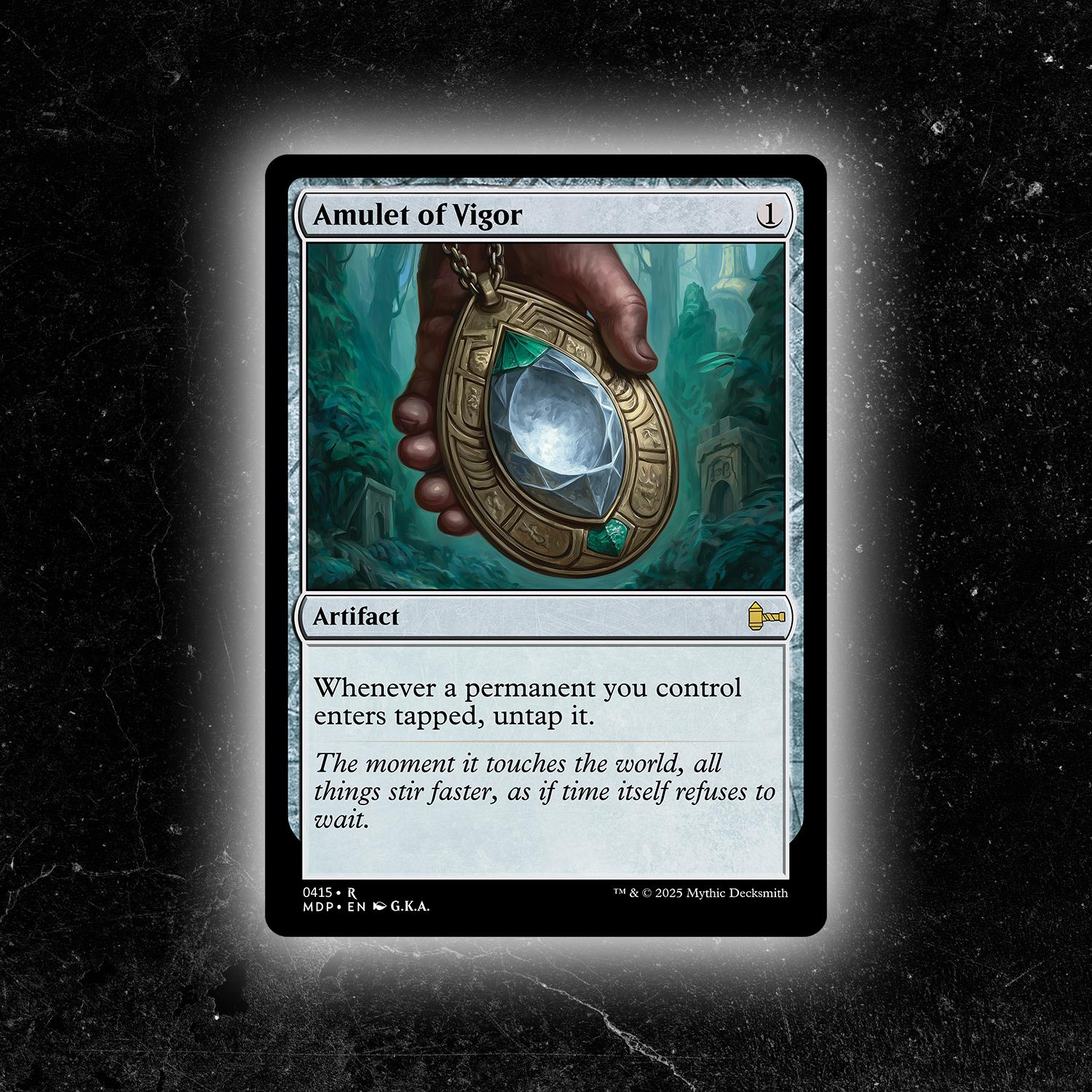 Amulet of Vigor - Custom Proxy Commander Card - Etsy