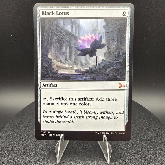 Black Lotus - Custom Proxy Commander Card - Etsy