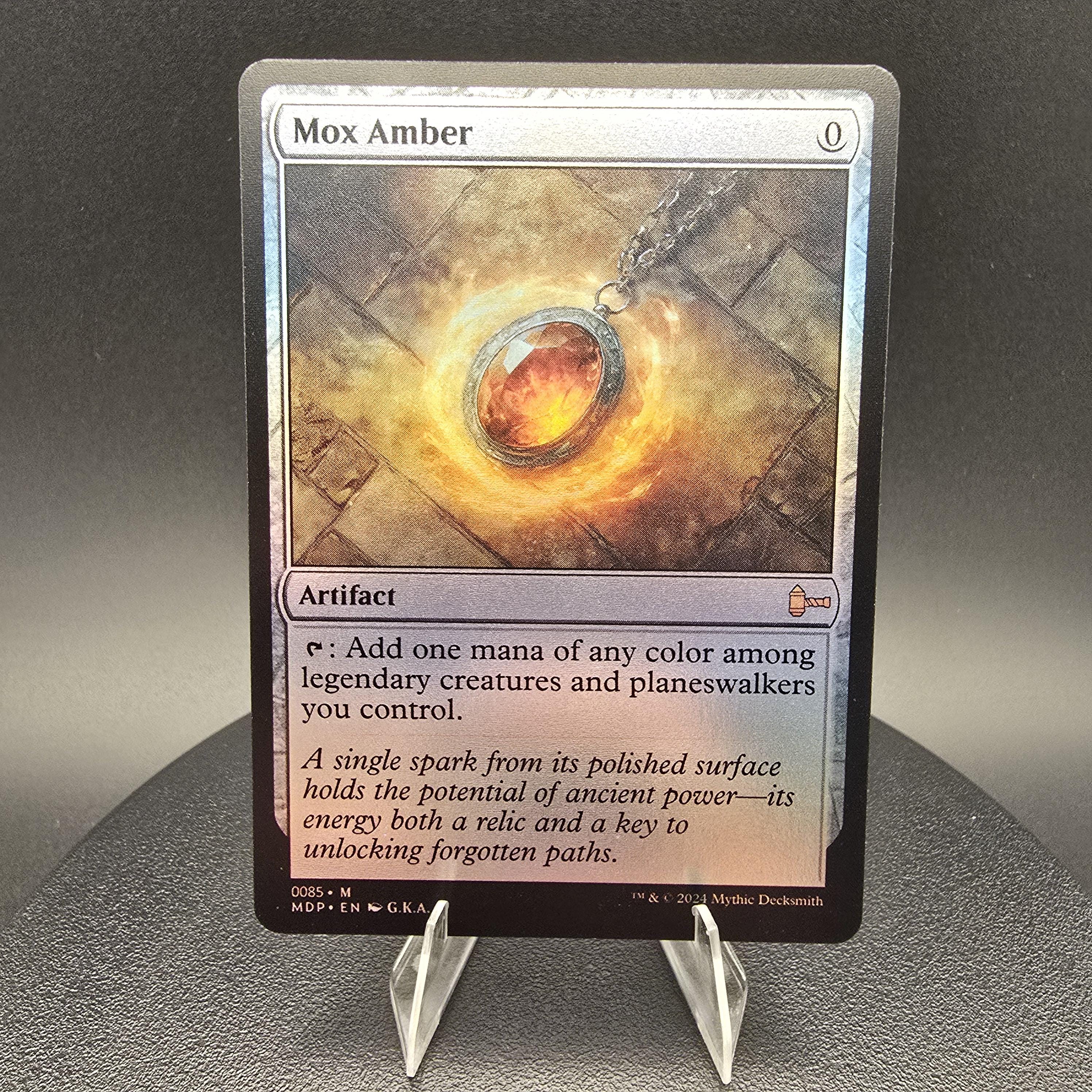 Mox Amber - Custom Proxy Commander Card - Etsy Israel