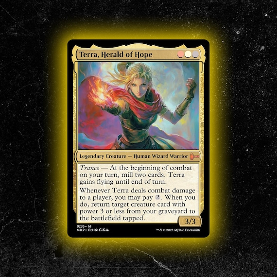 Terra, Herald of Hope - Custom Proxy Commander Card - Etsy