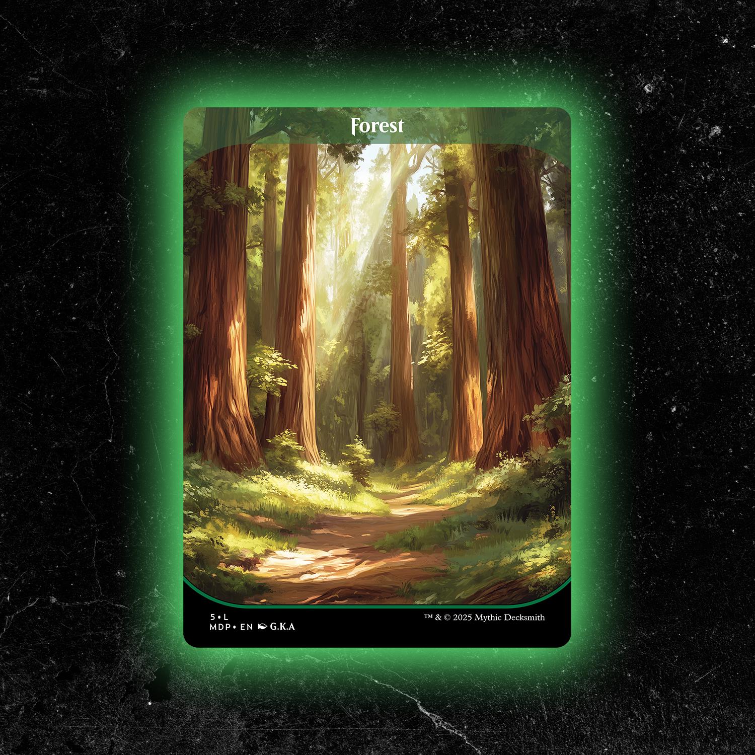 Forest - Custom Full Art Basic Land for Card - Etsy Israel Forest - Custom Full Art Basic Land for Card - Etsy Israel