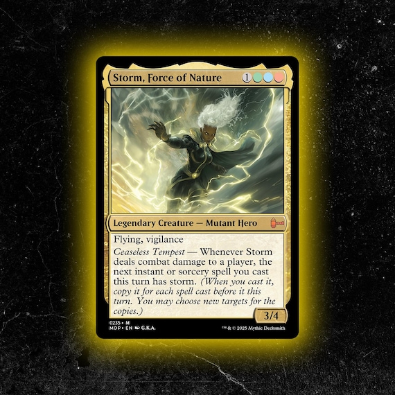 Storm, Force of Nature - Custom Proxy Commander Card - Etsy