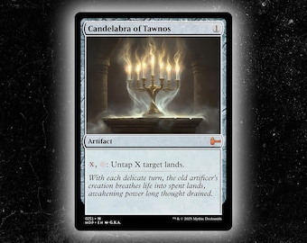 Candelabra of Tawnos Custom Made Game Card Proxy - Etsy