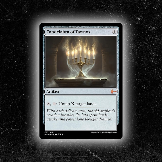 マジック：ザ・ギャザリング Candelabra of Tawnos Candelabra of Tawnos - Custom Proxy Commander Card - Etsy