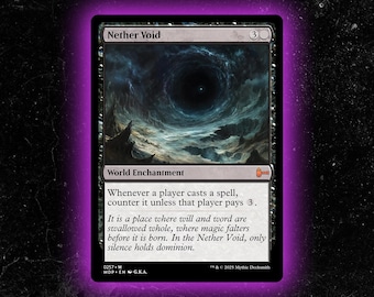 MTG Nether Void プレイマット　アーティスト 限定版 サイン MTG Magic Nether Void Playmat Artist Limited Edition Sign
