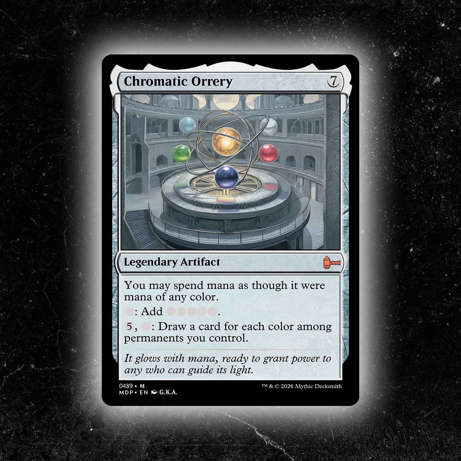 Chromatic Orrery - Custom Proxy Commander Card - Etsy